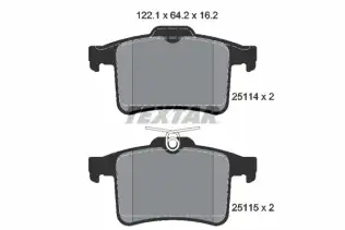 Fren Disk Balata Arka TEXTAR 2511401