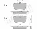 Fren Disk Balata Arka VALEO 301001