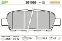 Fren Disk Balata Arka VALEO 301009