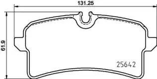 Fren Disk Balata Arka VALEO 670262