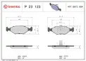 Fren Disk Balata Ön BREMBO P 23 123