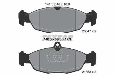 Fren Disk Balata Ön MAGNETI MARELLI 323700021700 - 1. Görsel