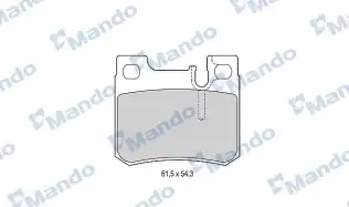 Fren Disk Balata Ön MANDO MBF015656