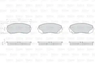 Fren Disk Balata Ön VALEO 872249