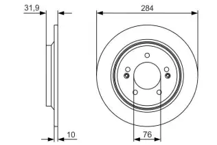 BOSCH 0986479V09 Fren Diski