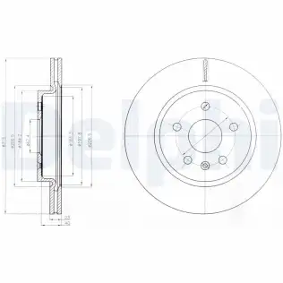 Fren Diski DELPHI BG4190