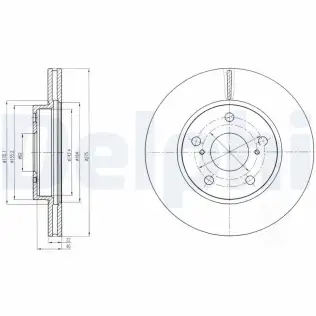 Fren Diski DELPHI BG4232