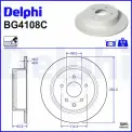 Fren Diski DELPHI BG4108C