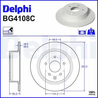 Fren Diski DELPHI BG4108C