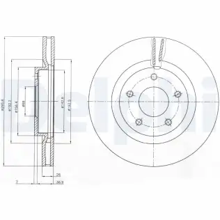 Fren Diski DELPHI BG4109C