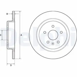 Fren Diski DELPHI BG4760C