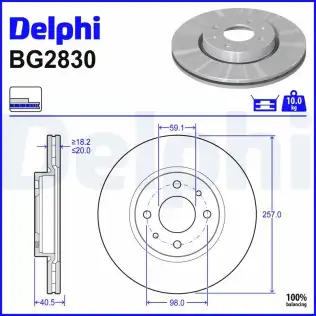 Fren Diski DELPHI BG2830