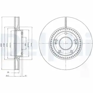 Fren Diski DELPHI BG4251C
