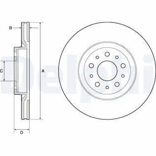 Fren Diski DELPHI BG4797C