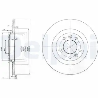 Fren Diski DELPHI BG3836