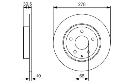 BOSCH 0986479C22 Fren Diski Arka - 5. Görsel