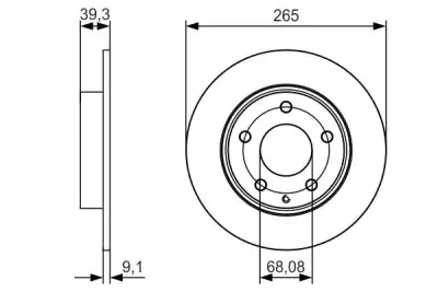 BOSCH 0986479C26 Fren Diski - 5. Görsel