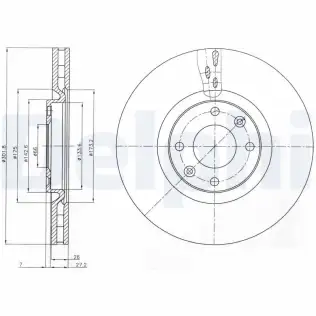 Fren Diski DELPHI BG4166