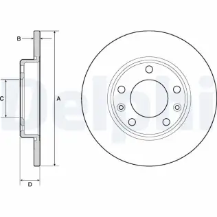 Fren Diski DELPHI BG4670C