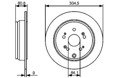 BOSCH 0986479449 Fren Diski - 5. Görsel