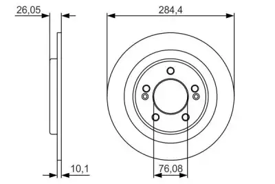 BOSCH 0986479A47 Fren Diski - 5. Görsel