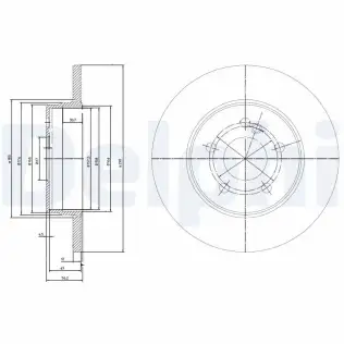 Fren Diski DELPHI BG3208