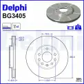 Fren Diski DELPHI BG3405