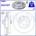 Fren Diski DELPHI BG3762T