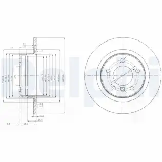 Fren Diski DELPHI BG3960