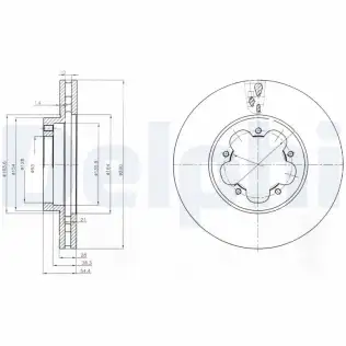 Fren Diski DELPHI BG4007