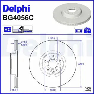 Fren Diski DELPHI BG4056C