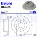 Fren Diski DELPHI BG4099
