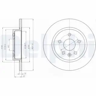 Fren Diski DELPHI BG4199C