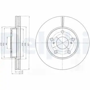 Fren Diski DELPHI BG4234C