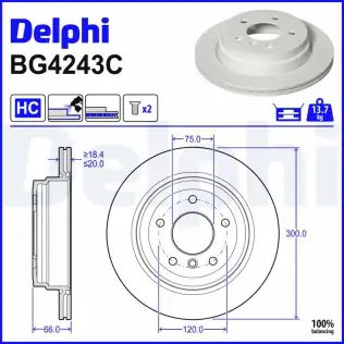 Fren Diski DELPHI BG4243C