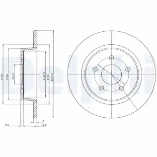 Fren Diski DELPHI BG4533C