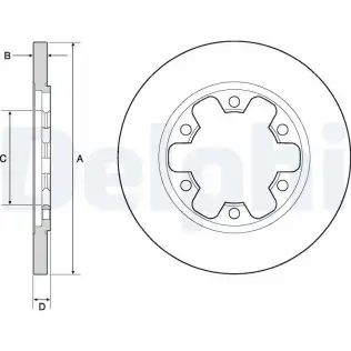 Fren Diski DELPHI BG4680C