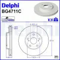 Fren Diski DELPHI BG4711C