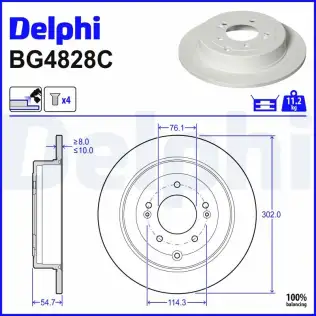 Fren Diski DELPHI BG4828C