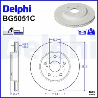 Fren Diski DELPHI BG5051C