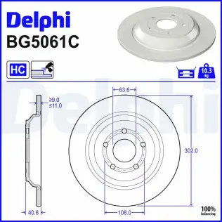 Fren Diski DELPHI BG5061C