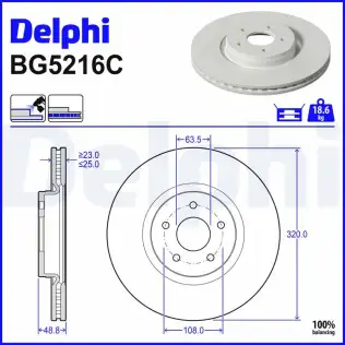 Fren Diski DELPHI BG5216C
