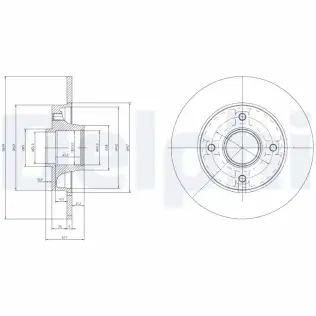Fren Diski DELPHI BG9022RSC