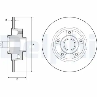 Fren Diski DELPHI BG9137RS