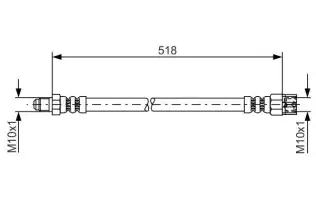 BOSCH 1987481007 Fren Hortumu