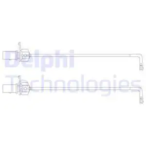 DELPHI LZ0250 Fren Balata Fısı Ön - 1. Görsel