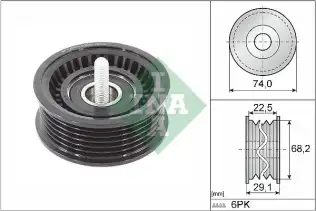 INA 532078410 V Kayış Gergi Rulmanı