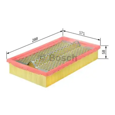 BOSCH 1457429875 Hava Filtresi - 6. Görsel