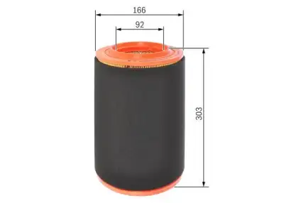 BOSCH F026400370 Hava Filtresi - 5. Görsel