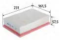 VALEO 585439 Hava Filtresi
